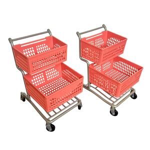 Set of 2 Our Generation Doll Grocery Shopping Cart Toys Supermarket Play